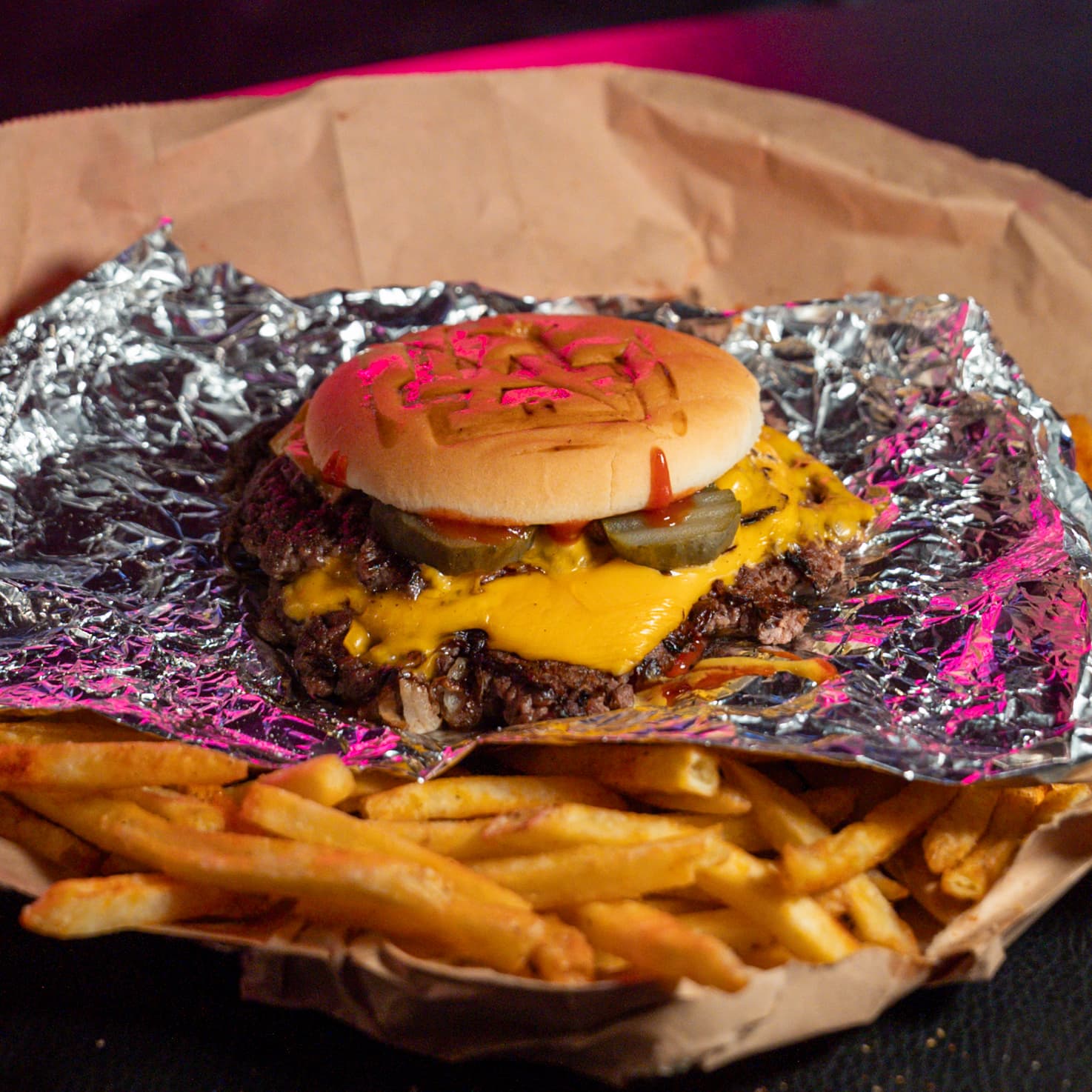 Marha smashburger sajttal