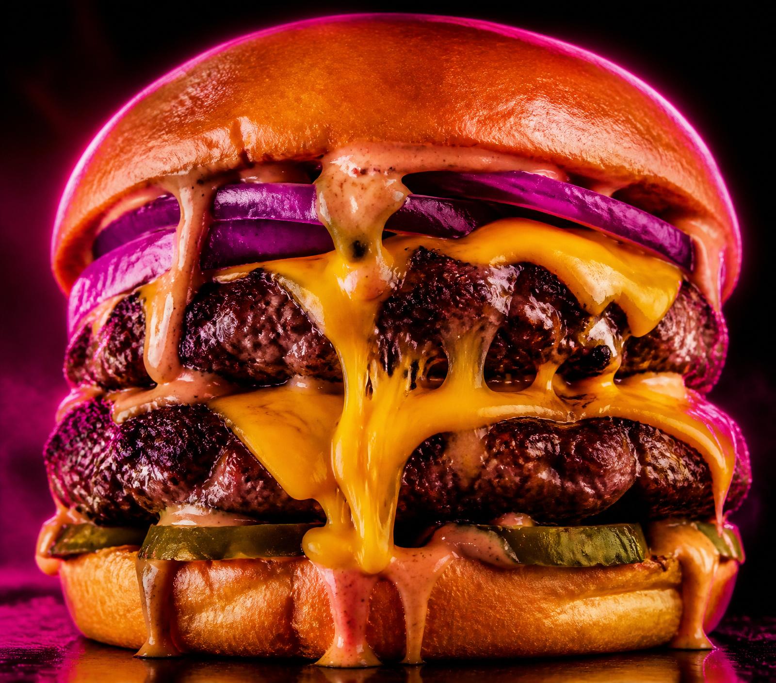 Nagy dupla smashburger